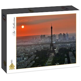 Západ slunce nad Paříží