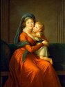 Princezna Alexandra Golicynová a její syn Pjotr, 1794
