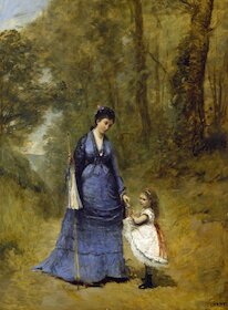 Paní Stumpfová se svoji dcerou, 1872