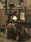 Umělcův ateliér, 1868