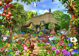 Anglický venkovský dům se zahradou