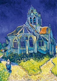 Kostel v Auvers‐sur‐Oise, 1890