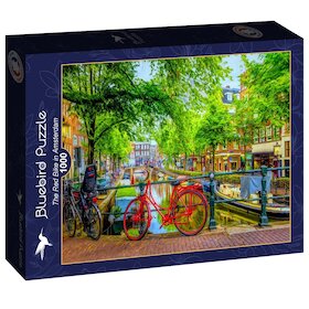 Červené kolo v Amsterdamu