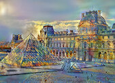 Louvre, Paříž, Francie