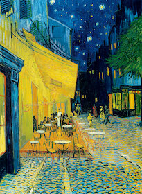 Terasa kavárny v noci, 1888