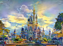 Popelčin zámek, Svět Walta Disneyho, Orlando, Florida, USA
