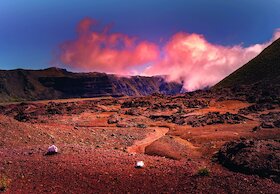 Ostrov Réunion — sopka Piton de la Fournaise