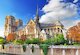 Pohled na katedrálu Notre‐Dame v Paříži
