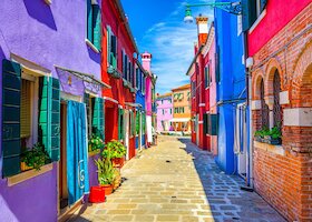 Barevné domy, Burano