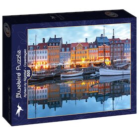 Nyhavn za soumraku, Kodaň