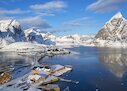 Fjord v souostroví Lofoty