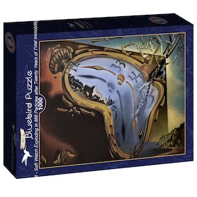 Měkké hodinky v okamžiku prvního výbuchu, 1954