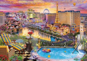Neonová metropole — Paris Las Vegas
