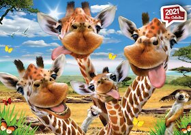Žirafí selfíčko