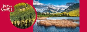 Jezero Vermilion, národní park Banff, Kanada