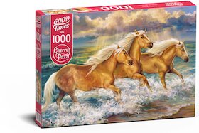 Koně na pláži