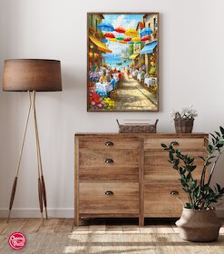 Ulička s deštníky