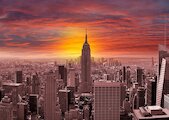 Západ slunce nad Manhattanem