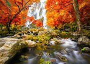 Podzimní vodopád