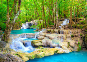 Tyrkysový vodopád, Thajsko