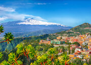 Etna a Taormina, Sicílie