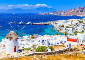 Ostrov Mykonos, Řecko