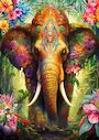 Květinový slon