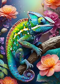 Barevný chameleon
