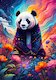 Barevná panda
