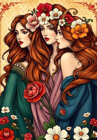 Tři květinové múzy