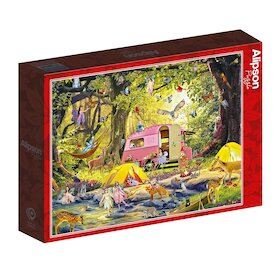 Stanování s vílami a jejich přáteli z lesa