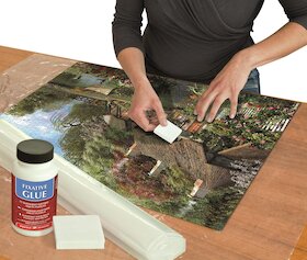 souprava na lepení puzzlí